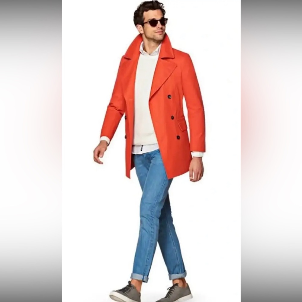 NEW with Tags Suitsupply Jort 52 / 42 Raincoat $600